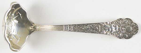 Medici-Old (Sterling, 1880, Monograms) Small Sugar Sifter