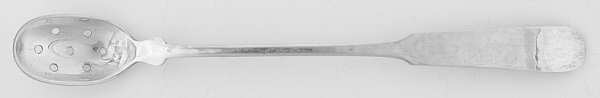 GUI2 (Sterling) Pierced Bowl Long Handle Olive Spoon