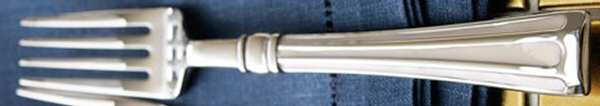 Stripe Enamel-Ivory (Stainless) Fork