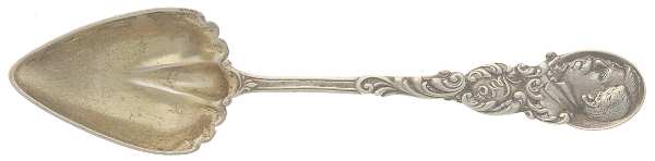 Historical Figures Souvenir Spoon (Sterling) Spoon-Fruit/Orange
