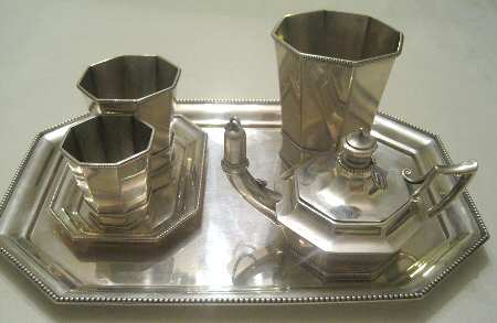 19 (Sterling, Hollowware) Small Sterling Cocktail Tray
