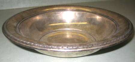 A12687 (Sterling, Hollowware) 9" Round Vegetable Bowl