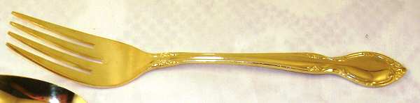 Lady Elizabeth (Gold Electropltd) Individual Salad Fork