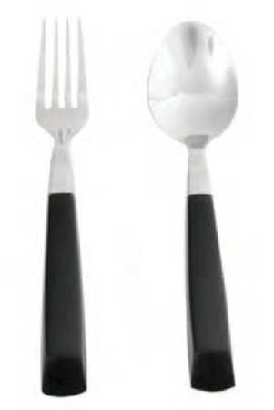 Clementon-Black (Stainless, Plastic) Fork
