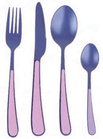 Simplistic Elements-Blue (Stainless) Fork