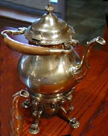 E701 (Sterling, Hollowware) Kettle, Stand & Burner