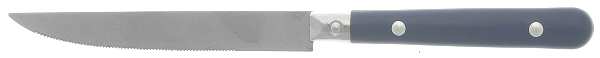 Casual Living-Dark Blue Individual Solid Handle Steak Knife