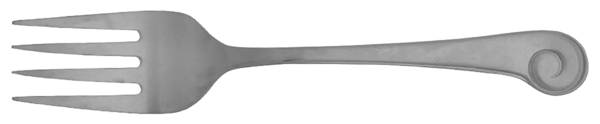 Sanibel Surf (Stainless, Satin) Medium Solid Cold Meat Serving Fork