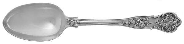 Bright Vine (Sterling) Monogrammed Oval Dessert/Soup Spoon