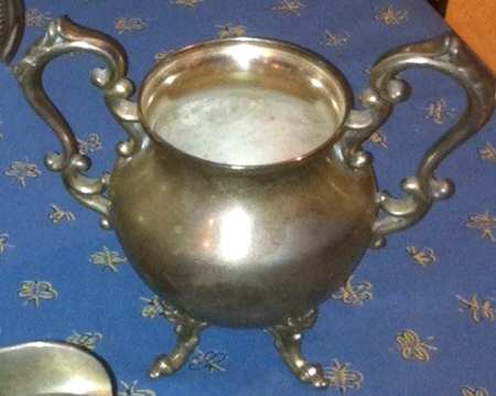 GDS3 (Silverplate, Hollowware) Sugar Bowl No Lid