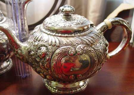 3320 (Sterling, Hollowware) Teapot