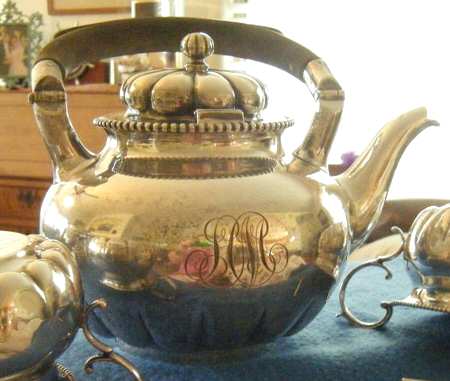A5465 (Sterling, Hollowware) Sterling Kettle No Stand