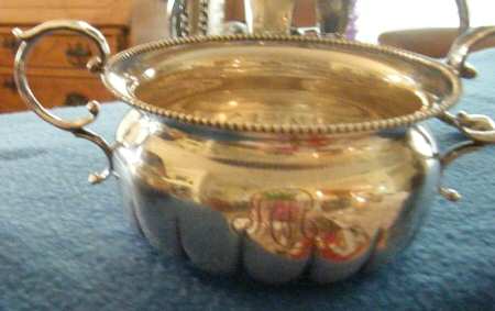 A5465 (Sterling, Hollowware) Sugar Bowl & Lid