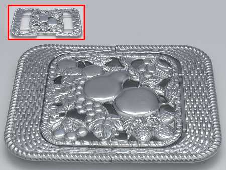Country Terrace (Metal Hollowware) Expandable Trivet