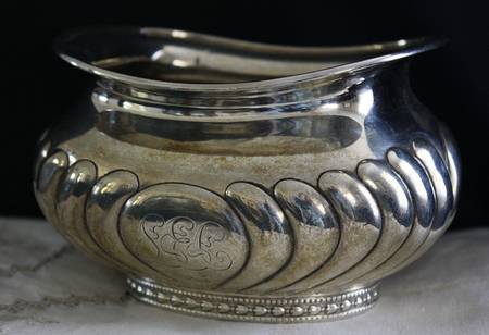 Colonial (Sterling, 1885, Hollowware) Master Open Salt