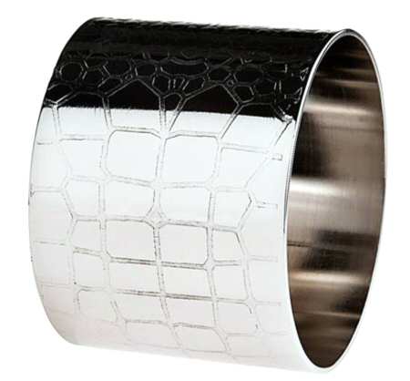 Croco (Stainless, Hollowware) Napkin Ring