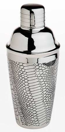 Croco (Stainless, Hollowware) Cocktail Shaker with Lid
