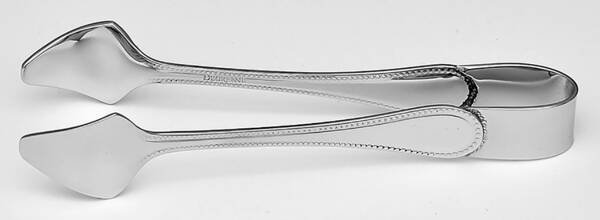 Milady (Stainless) Sugar Tongs Solid HC