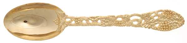 Golden Vineyard (Gold Electroplate) Tablespoon (Serving Spoon)