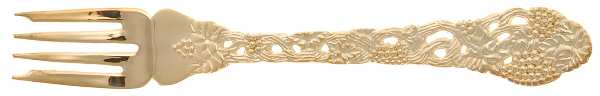 Golden Vineyard (Gold Electroplate) Individual Salad Fork