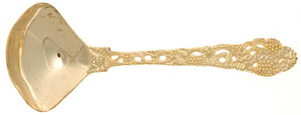 Golden Vineyard (Gold Electroplate) Solid Gravy Ladle