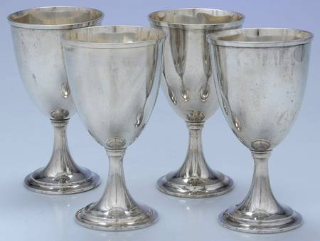 9324 (Sterling, Hollowware) Water Goblet - Set of 4