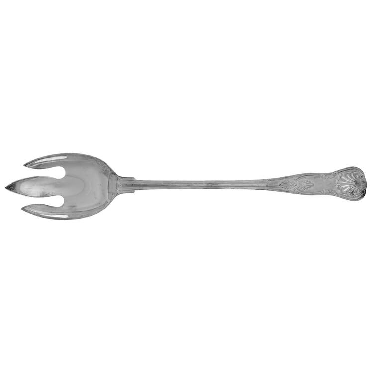 GOI27 (Silverplate) Solid Serving Fork
