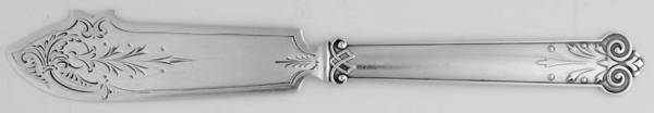 No. 83 (Sterling) Flat Handle Master Butter Knife