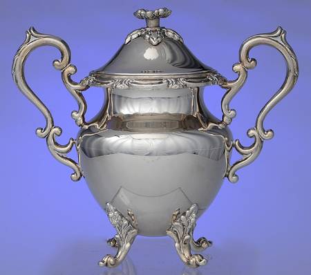 GDS8 (Silverplate, Hollowware) Sugar Bowl & Lid