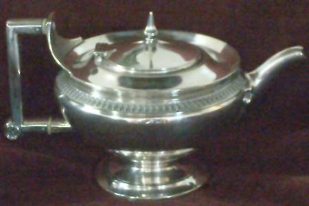 0180 (Silverplate, Hollowware) Teapot