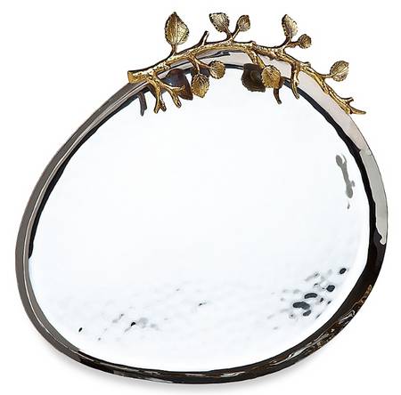 Leaf (Stainless, Hollowware) 14" Oval Tray