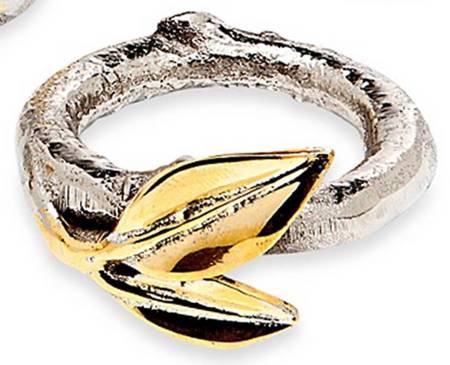 Leaf (Stainless, Hollowware) Napkin Ring