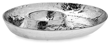 Lava (Aluminum, Hollowware) 1 Piece Chip & Dip