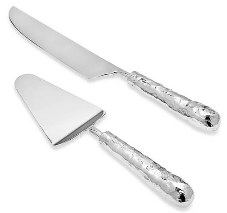Lava (Aluminum, Hollowware) 2 Piece Cake Serving Set (CAKSL & CAKST)