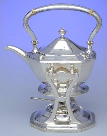 4874 (Sterling, Hollowware) Kettle, Stand & Burner