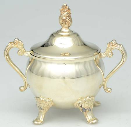 GS152 (Silverplate, Hollowware) Sugar Bowl & Lid