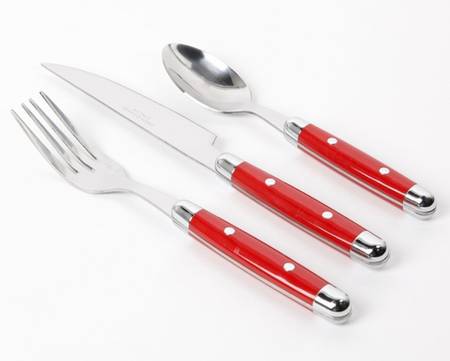 Stanza-Red (Stainless) Fork
