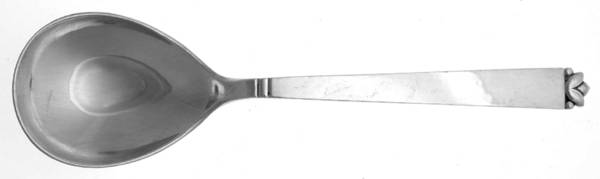 Petal (Sterling) Oversize Solid Salad Serving Spoon