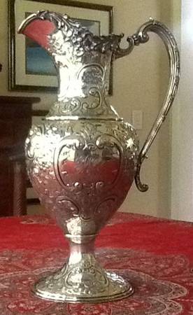 3871 (Sterling, Hollowware) Footed Ewer/Pitcher