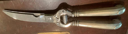 GS158 (Pewter) Poultry Shears with Stainless Blades