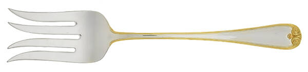 Heritage (Gold Accent) Solid Salad Serving Fork