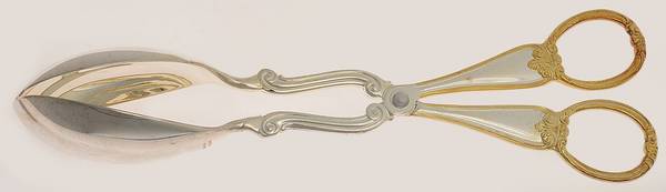 Heritage (Gold Accent) 1-Piece Salad Tongs