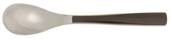 Quartz Carbon Black (Stainless) Teaspoon