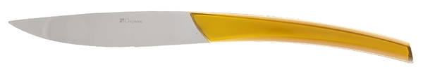 Quartz Citrine Yellow (Stainless) Modern Solid Knife