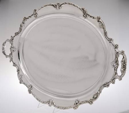 A3061 (Sterling, Hollowware) Large Waiter Tray