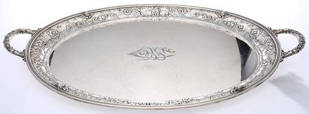 KR-Special Order (Sterling, 1916, Hollowware) Large Waiter Tray
