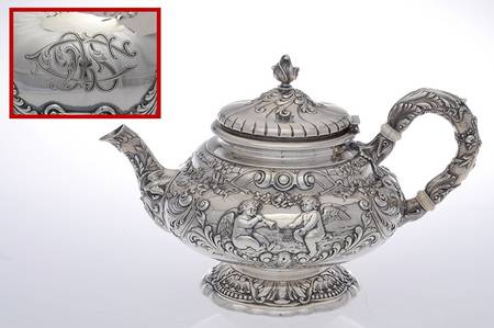 KR-Special Order (Sterling, 1916, Hollowware) Teapot