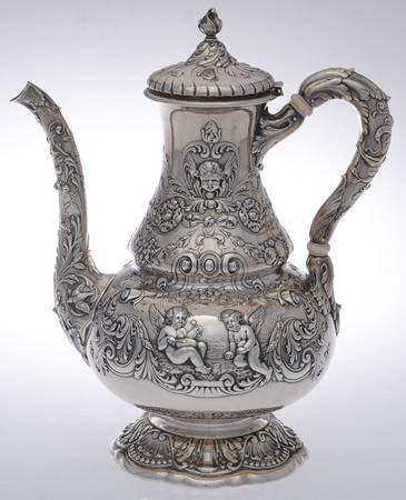 KR-Special Order (Sterling, 1916, Hollowware) Coffee Pot