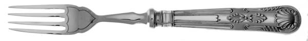 Kings (Sterling) Individual Fish Fork Hollow Handle Ind. Strl Tines