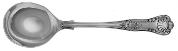 Kings (Sterling) Round Bowl Soup Spoon (Cream Soup)